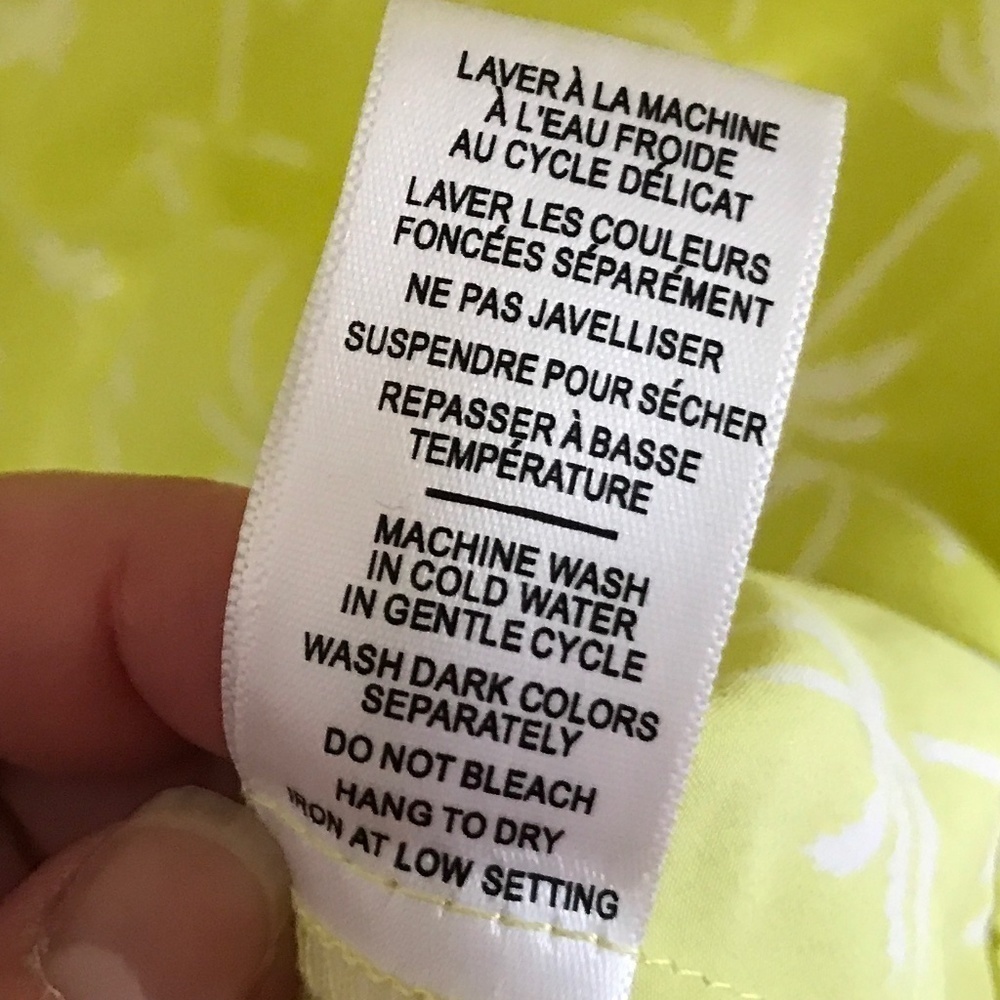Y2K Tropical Palm Tree Mini Dress Lime Green Jacob Resortwear Sz XS - Picture 7 of 9